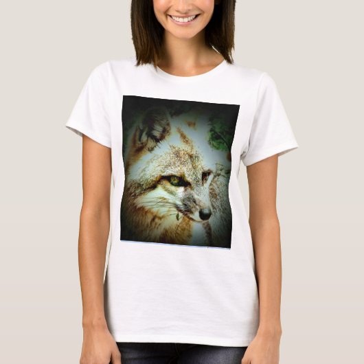 DAMES RODE VOS T-SHIRT (Voorkant)