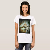 DAMES RODE VOS T-SHIRT (Voorkant volledig)