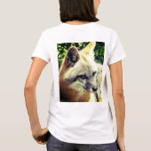 DAMES RODE VOS T-SHIRT (Achterkant)