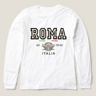 Dames Roma Italia Est 753 BC Lange Mouwen Tri-Blend Shirt