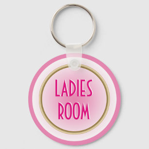 Dames Room Roze Sleutelhanger