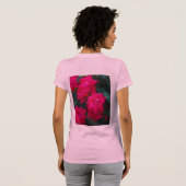DAMES ROOS DUBBELZIJDIG T-SHIRT (Achterkant volledig)
