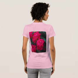 DAMES ROOS DUBBELZIJDIG T-SHIRT