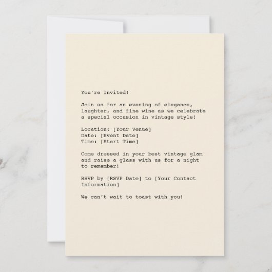  dames roosteren met wijn kaart (Achterkant)