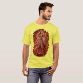 Dames Rosaline Stralende Fantasy Krijger T-Shirt (Voorkant volledig)