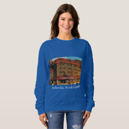 Dames Royal Blue Sweatshirt met Grove Park Inn