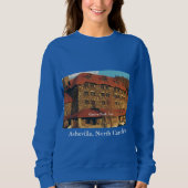 Dames Royal Blue Sweatshirt met Grove Park Inn (Voorkant)
