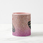 Dames roze kunstwerken, koffie-Mok Mok (Midden)