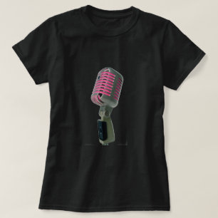 Dames - Roze Mic T-Shirt