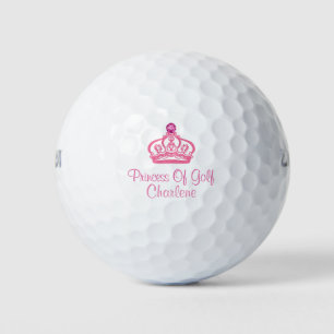 Dames Roze Monogram Golf Golfballen