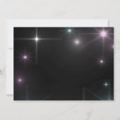 Dames Roze / Paarse Zeventigste Zeventigste Plecht Kaart (Achterkant)