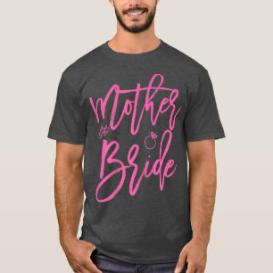 Dames Roze Ring Moeder Van De Bruid T s T-shirt