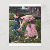 Dames Rozen, John William Waterhouse Briefkaart (Voorkant)