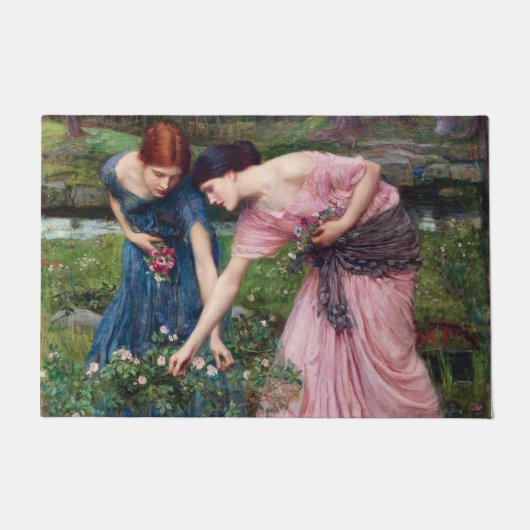Dames Rozen, John William Waterhouse Deurmat (Voorkant)