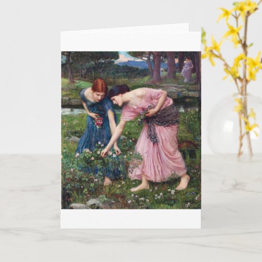 Dames Rozen, John William Waterhouse Kaart (Gele Bloem)