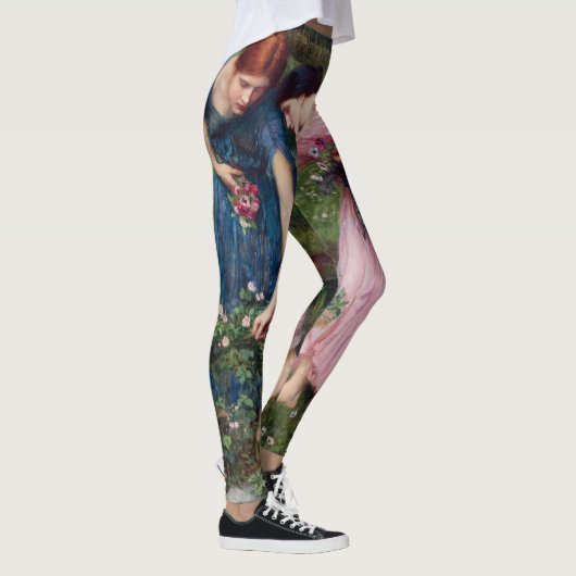 Dames Rozen, John William Waterhouse Leggings (Rechts)