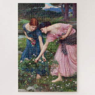 Dames Rozen, John William Waterhouse Legpuzzel