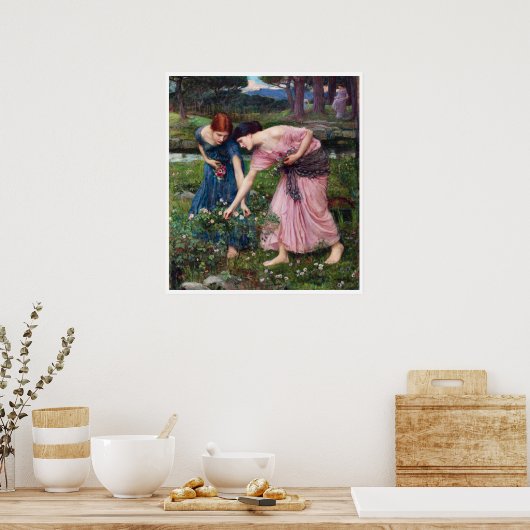 Dames Rozen, John William Waterhouse Poster (Keuken)