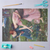 Dames Rozen, John William Waterhouse Tissuepapier (Craft)