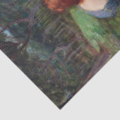 Dames Rozen, John William Waterhouse Tissuepapier (Detail)
