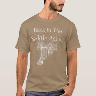Dames Rug weer in het zadel Geen vrienden zoals pa T-shirt