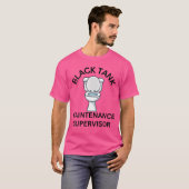Dames RV Camping Zwarte Tank Onderhoud Dad Tee V (Voorkant volledig)