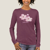Dames Sakura T-shirt met lange mouwen (Voorkant)