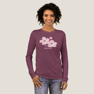 Dames Sakura T-shirt met lange mouwen