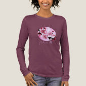Dames Sakura T-shirt met lange mouwen (Voorkant)