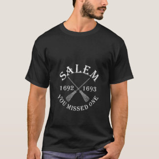 Dames Salem You Missed One Heksenprocessen Bezem V T-shirt