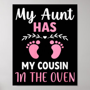 Dames Schattig Mijn Tante Heeft Mijn Neef In De Ov Poster