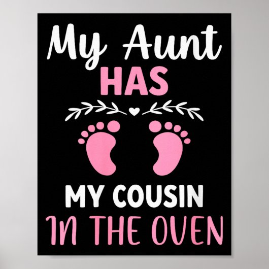 Dames Schattig Mijn Tante Heeft Mijn Neef In De Ov Poster (Voorkant)