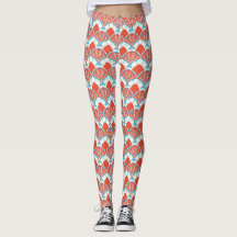 Dames Schelpprint Leggings