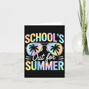 Dames Scholen Uit Voor Zomer Zonnebril Tie Dye Laa Kaart