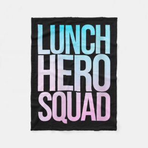 Dames School Lunch Heldenploeg Cafetariamedewerker Fleece Deken