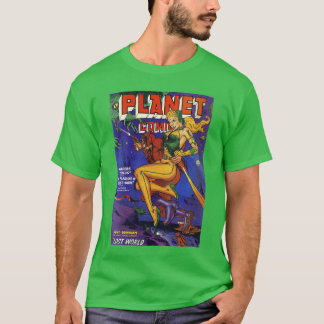 Dames Sci-Fi Pin-up Meisje Sciencefiction Vintage T-shirt