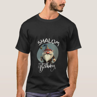 Dames Shalom Gnome Gelukkig Gnome Verjaardag s Gno T-shirt