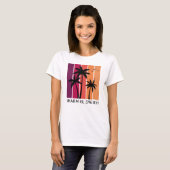 Dames Sharm El Sheikh Vintage Sunset T-shirt (Voorkant volledig)