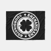 Dames Shenanigans Coördinator Heren St. Patrick's Fleece Deken (Voorkant (Horizontaal))