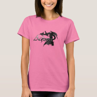 Dames shirt met twee kleuren met Achaea dragon log