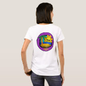 Dames shirt met Zon logo op de rug (Achterkant volledig)