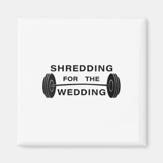 Dames shredden voor de bruiloft Bruid of Bruidegom Magneet (Voorkant)