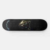 Dames Skateboard, Hart van een Leeuw Persoonlijk Skateboard (Horizontaal)