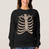 Dames skeleton sweatshirt voor Halloween-feest (Voorkant)