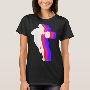 Dames Skelett Meisje Vrouwelijke Spelers Ller Team T-shirt