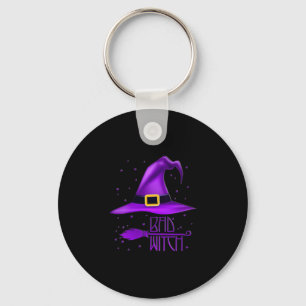 Dames slecht heks halloween shirt voor vrouwen sch sleutelhanger