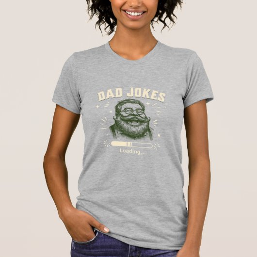 Dames "slechte grappen" sarcastisch grafisch T-shi T-shirt (Voorkant)
