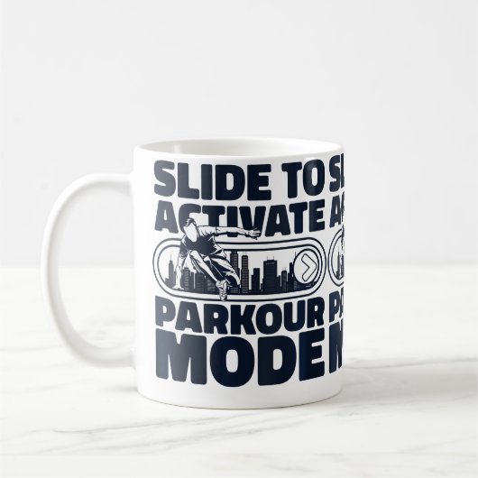 Dames Slide om Parkour-modus te activeren Traceur Koffiemok (Links)