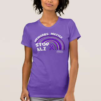 Dames SLIM shirt langste dag ALZ ASSN 2024