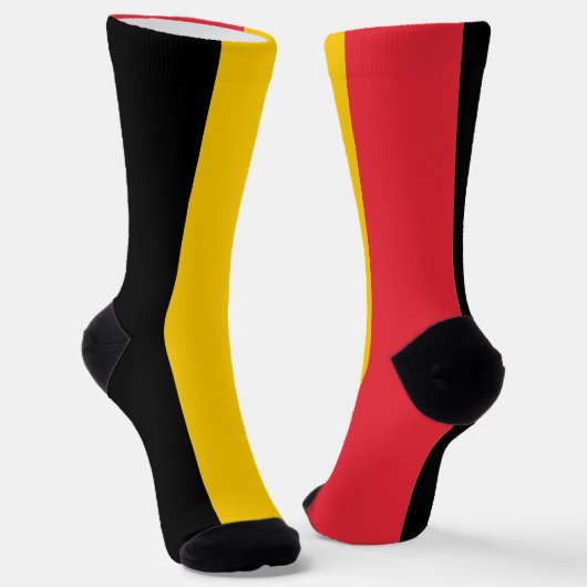 Dames sokken met vlag van België (Gebogen)